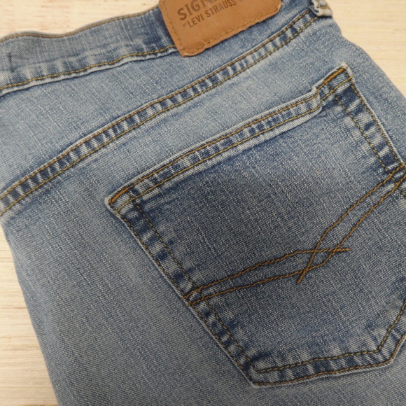 Mens Levi Strauss Signature S61 Relaxed Fit Jeans Men’s 36x30 Blue Denim - Picture 2 of 7